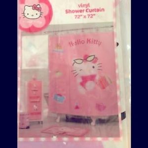 Hello Kitty Vintage Vinyl Shower Curtain